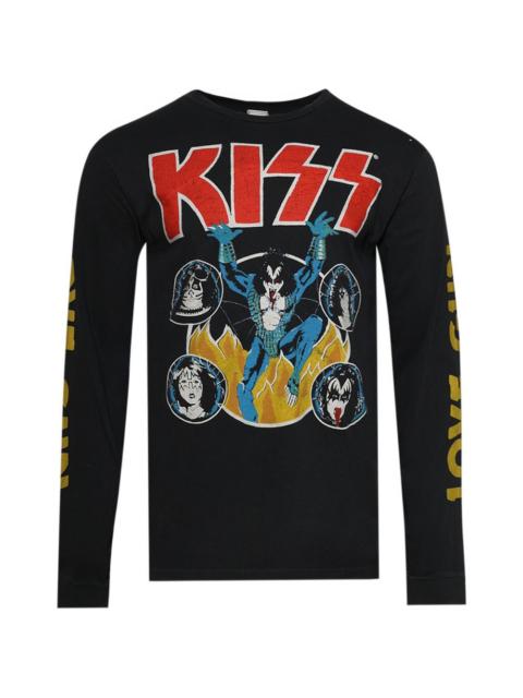 MadeWorn Kiss long-sleeve graphic t-shirt