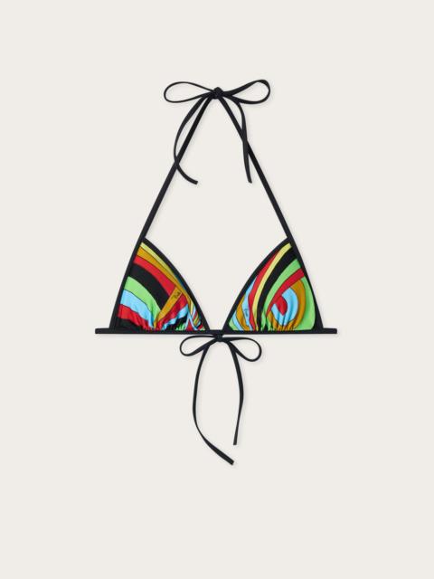 PUCCI IRIDE PRINT BIKINI TOP