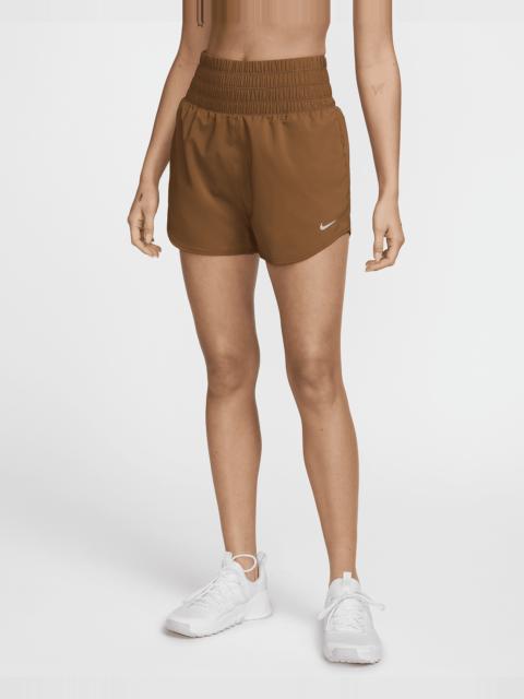 Nike One Women's Dri-FIT Ultra High-Waisted 3" Brief-Lined Shorts