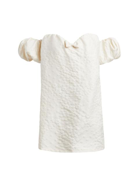 markarian Brigitte brocade-effect silk dress