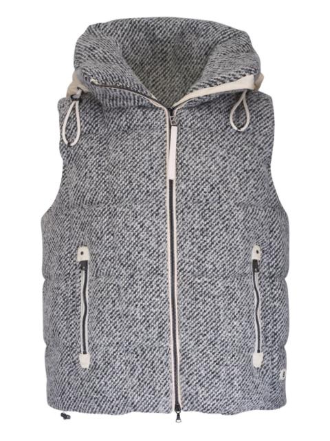 BOGNER hooded zip gilet
