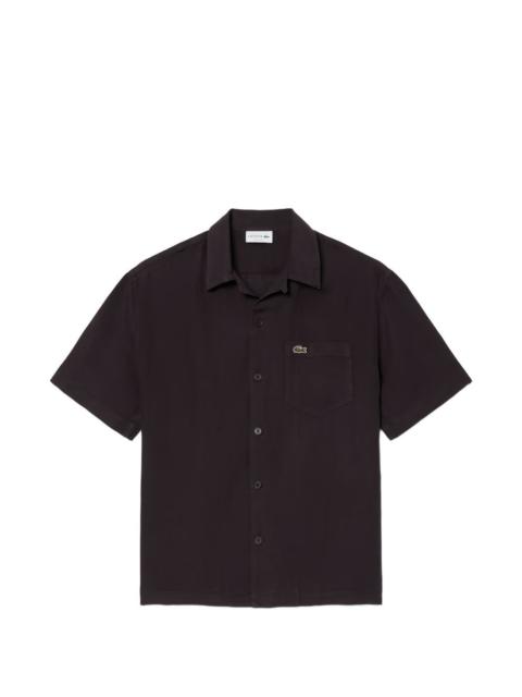 LACOSTE buttoned short-sleeved shirt