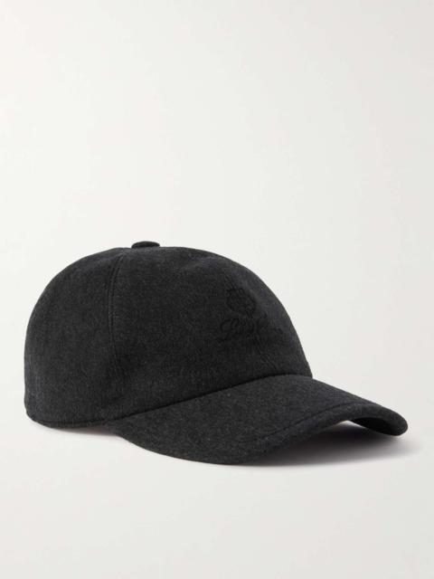 Loro Piana Logo-Embroidered Storm System® Baby Cashmere Baseball Cap