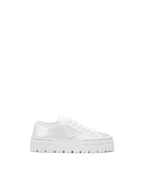 Prada Double Wheel sequin sneakers