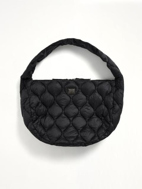 TAION Military Banana Shoulder Down Bag L in Black