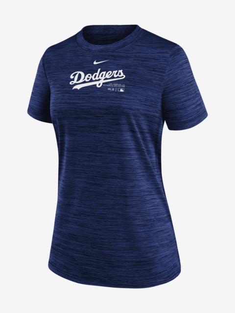 Los Angeles Dodgers Authentic Collection Practice Velocity Nike Women's Dri-FIT MLB T-Shirt