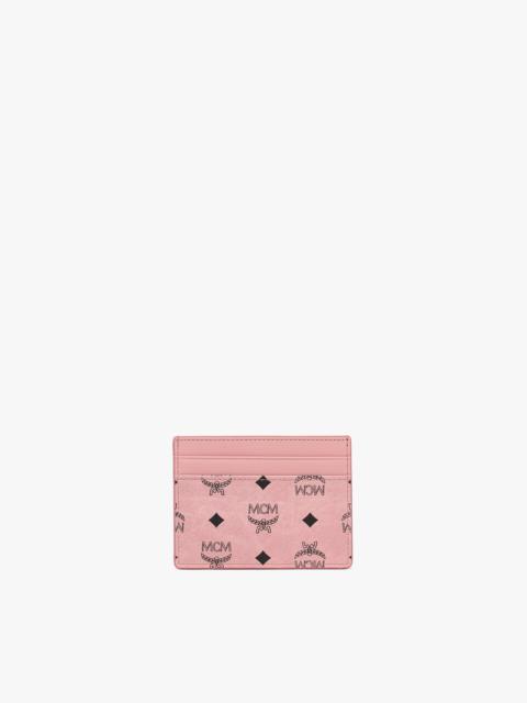 MCM Aren Card Case in Visetos