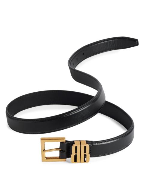 BALENCIAGA Women's BB Editor Belt - Black