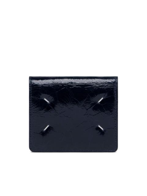 Maison Margiela Four Stitches crackled leather wallet