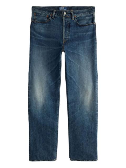 Polo Ralph Lauren faded straight cotton jeans