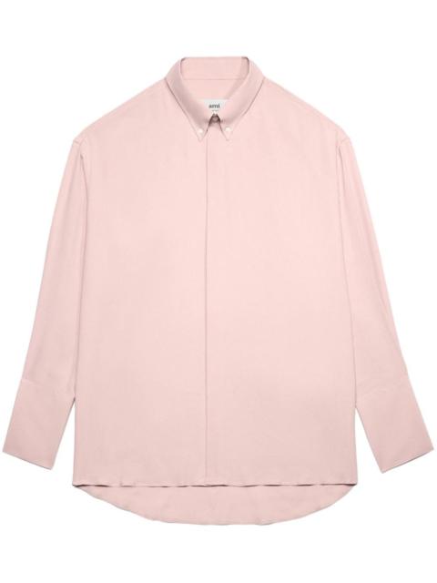 AMI Paris button-down oversized shirt