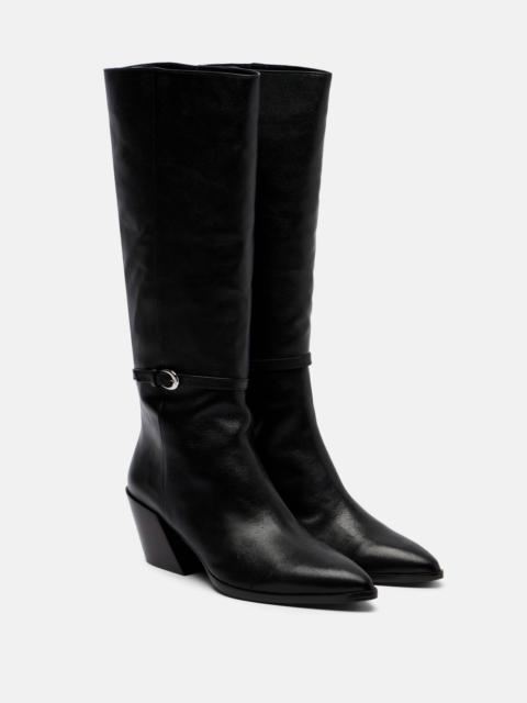 STAUD Austin leather knee-high boots