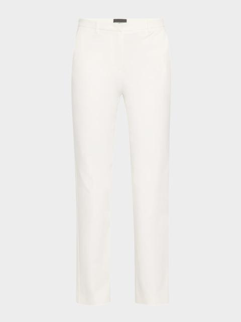 EMPORIO ARMANI Cotton Straight-Leg Trousers