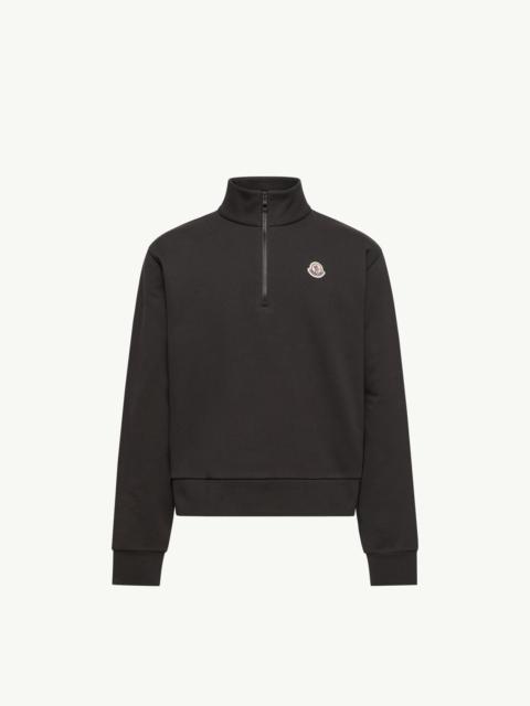 Moncler Logo Cotton Zip-Up Sweatshirt