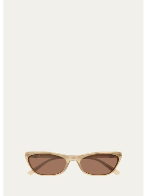 GUCCI 56MM Geometric Sunglasses
