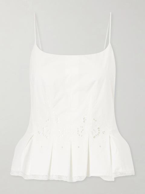 MAGDA BUTRYM Crocheted Cotton Corset Top