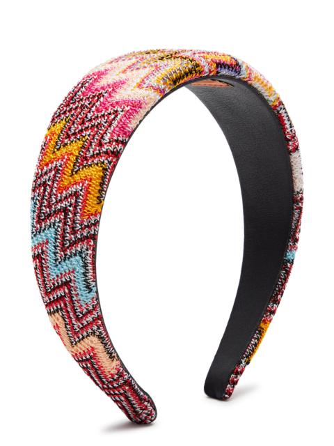Missoni Zigzag knitted headband