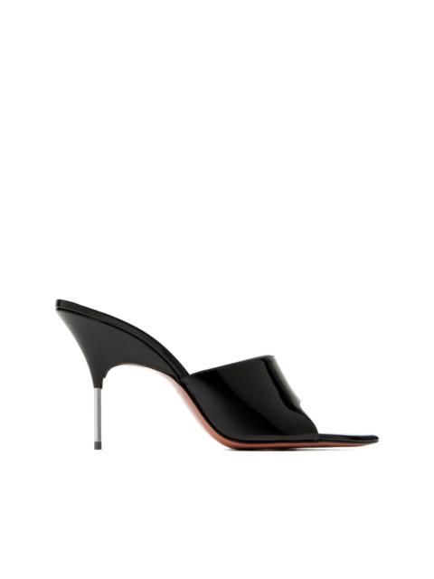 95mm patent-leather sandals
