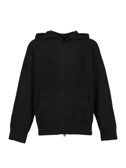 MASTERMIND WORLD LOUNGE ZIP-UP HOODIE / BLK X WHT