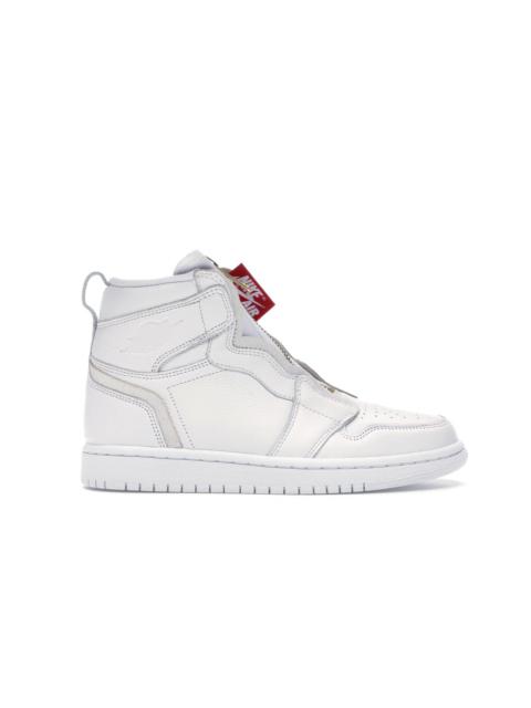 Jordan 1 fashion zip white