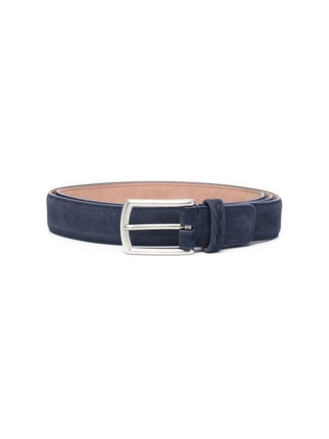 Z Zegna buckle-fastening leather belt