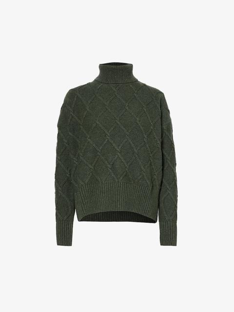 Perch turtle-neck wool-blend jumper