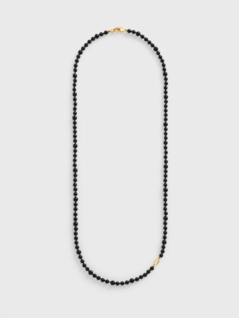 TOTEME Infinity bead necklace black