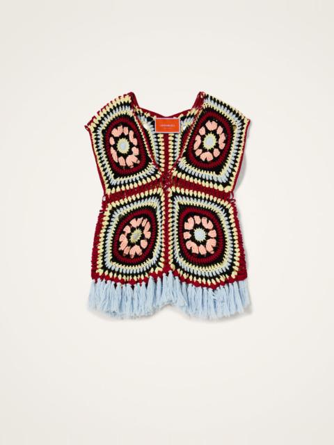 La DoubleJ Sole Star Crochet Top
