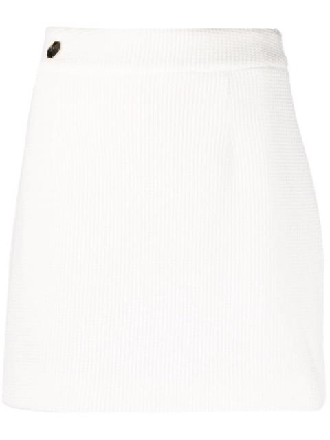 PHILIPP PLEIN logo-plaque detail skirt