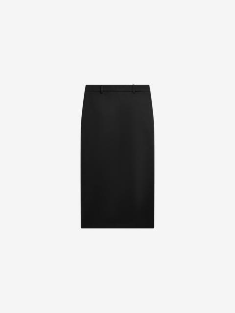 The Frankie Shop Alrose Satin Midi Skirt - Black