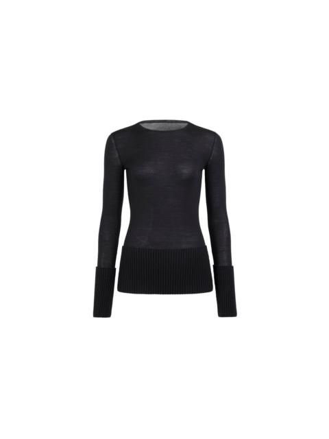 Alaïa MERINO CREW NECK TOP