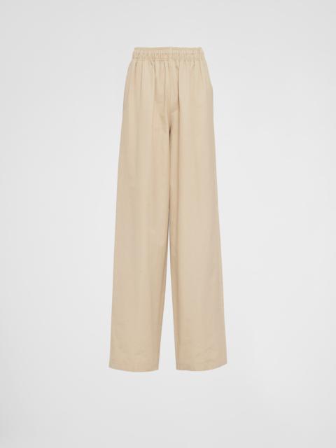 Poplin pants