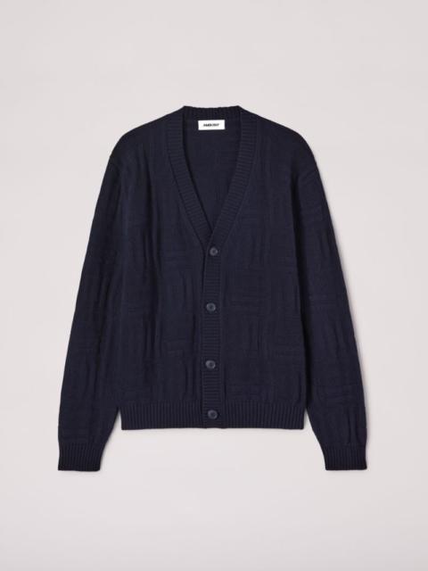 Ambush Monogram Knit Cardigan