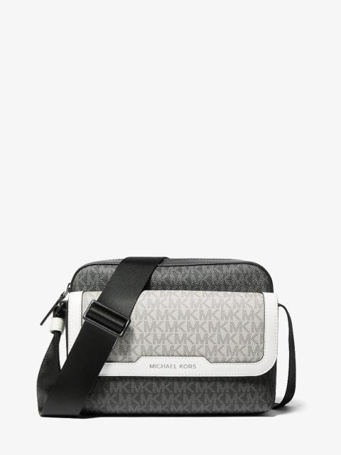 MICHAEL KORS Cooper Medium Signature Logo Camera Bag