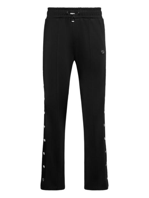 PHILIPP PLEIN snap-fit fastening track pants
