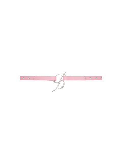 Pink Eyelet Belt