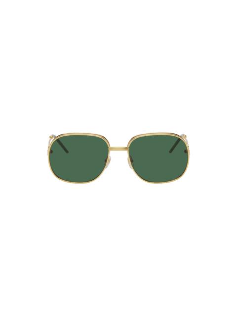 CASABLANCA Gold Square Sunglasses