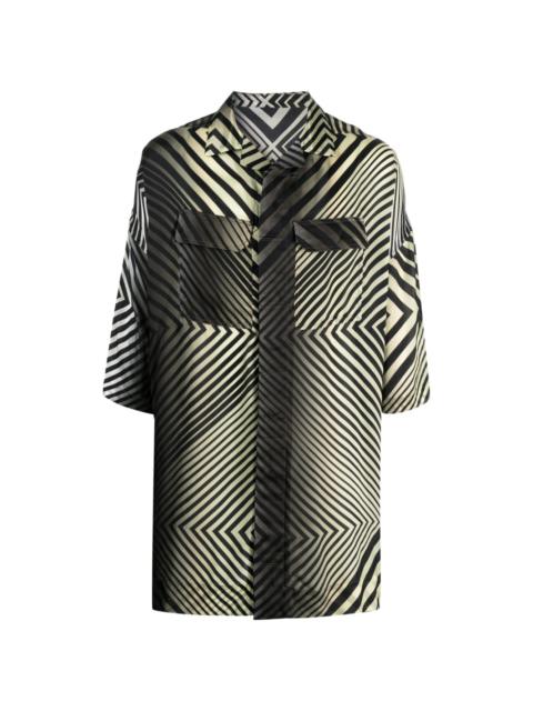 Rick Owens Magnum Tommy geometric-pattern shirt