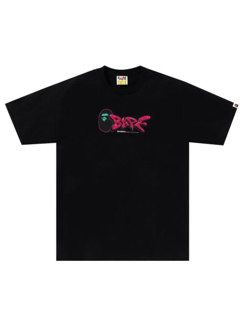 BAPE 3D Art Bape Logo Tee 'Black'