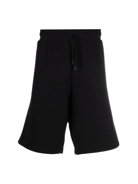 Moschino embroidered-logo jogger shorts