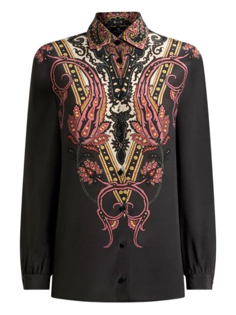 Etro paisley-print silk shirt