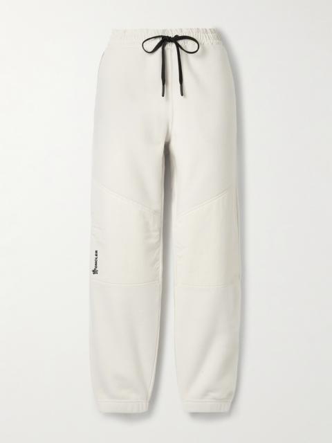 Moncler Grenoble Shell-paneled Fleece Tapered Sweatpants