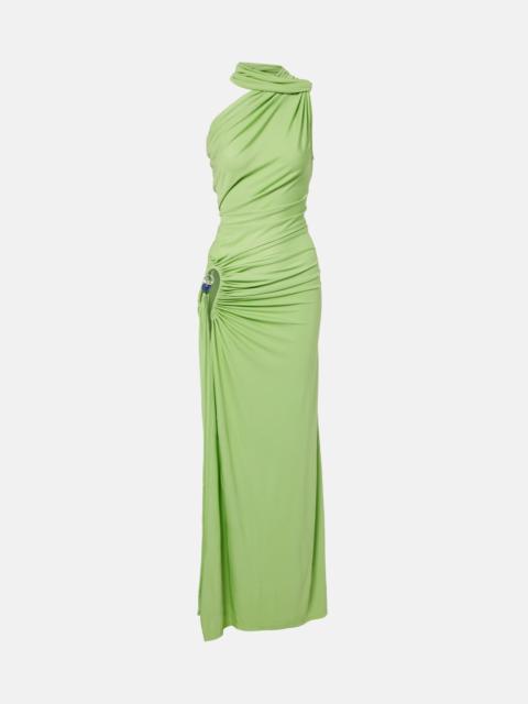 CHRISTOPHER ESBER Cutout embellished draped maxi dress