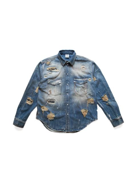 VETEMENTS Vetements Trashed Denim Shirt