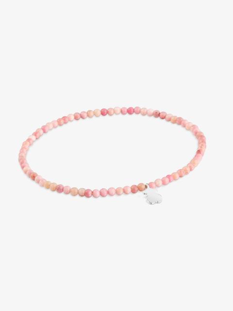 TOUS Elastic Bracelet with rhodonite and silver bear TOUS Motifs