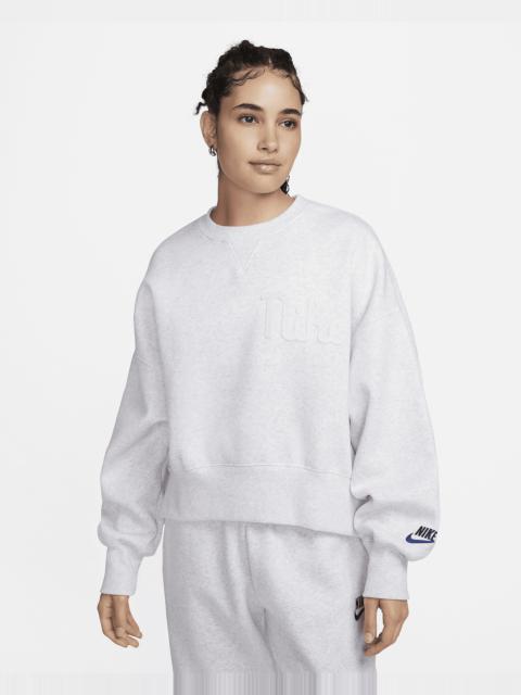 Nike Sportswear Women's Over-Oversized Crew-Neck Fleece Sweatshirt