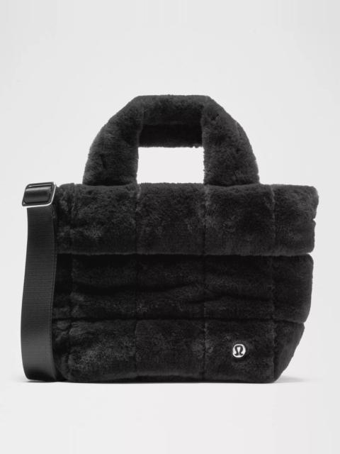 lululemon Quilted Grid Tote Bag Mini 5L *Plush Fleece