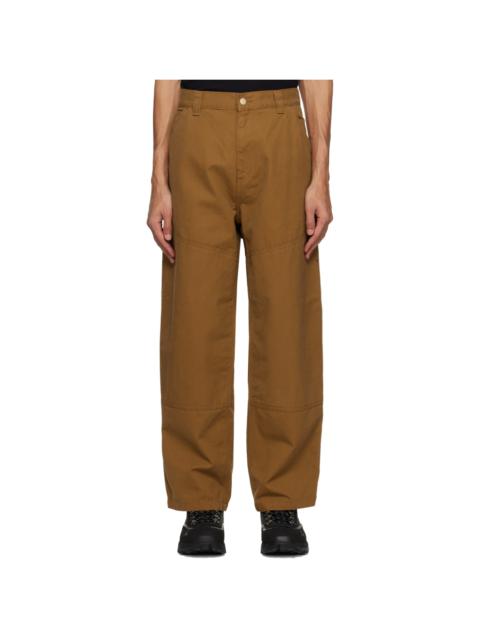 Carhartt WIP Brown Wide Panel Trousers