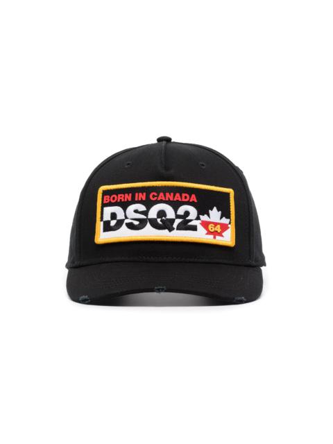 DSQ2 logo-patch baseball cap
