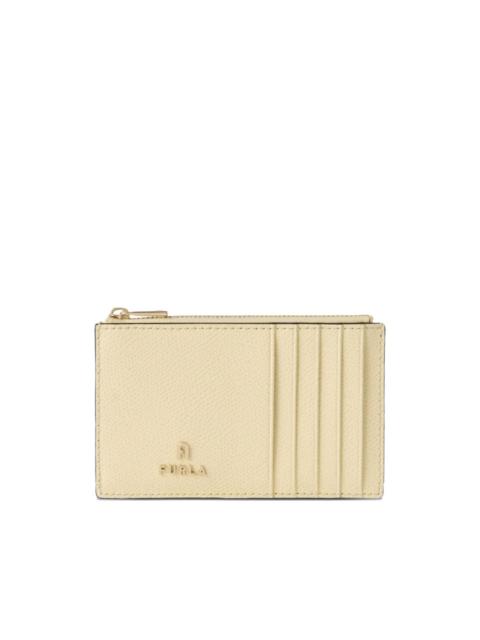 FURLA M Camelia leather card case